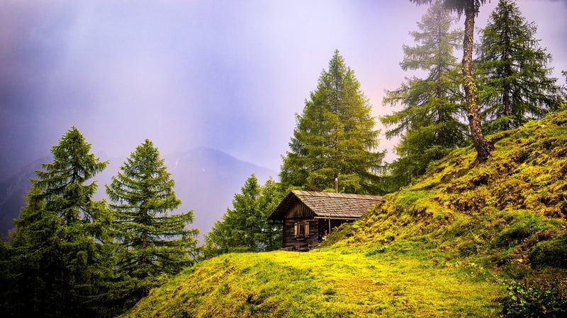 Remote Cabin in Nature